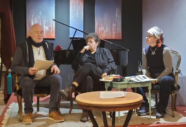 Dominique Massaut, Claude Ber et Sophie Braganti réunis par la poésie